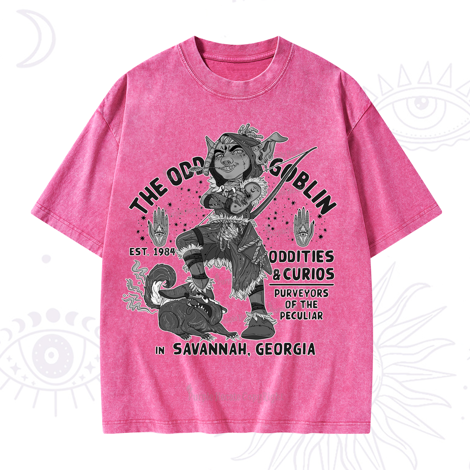 Purplehecate The Odd Goblin Washed T-Shirt