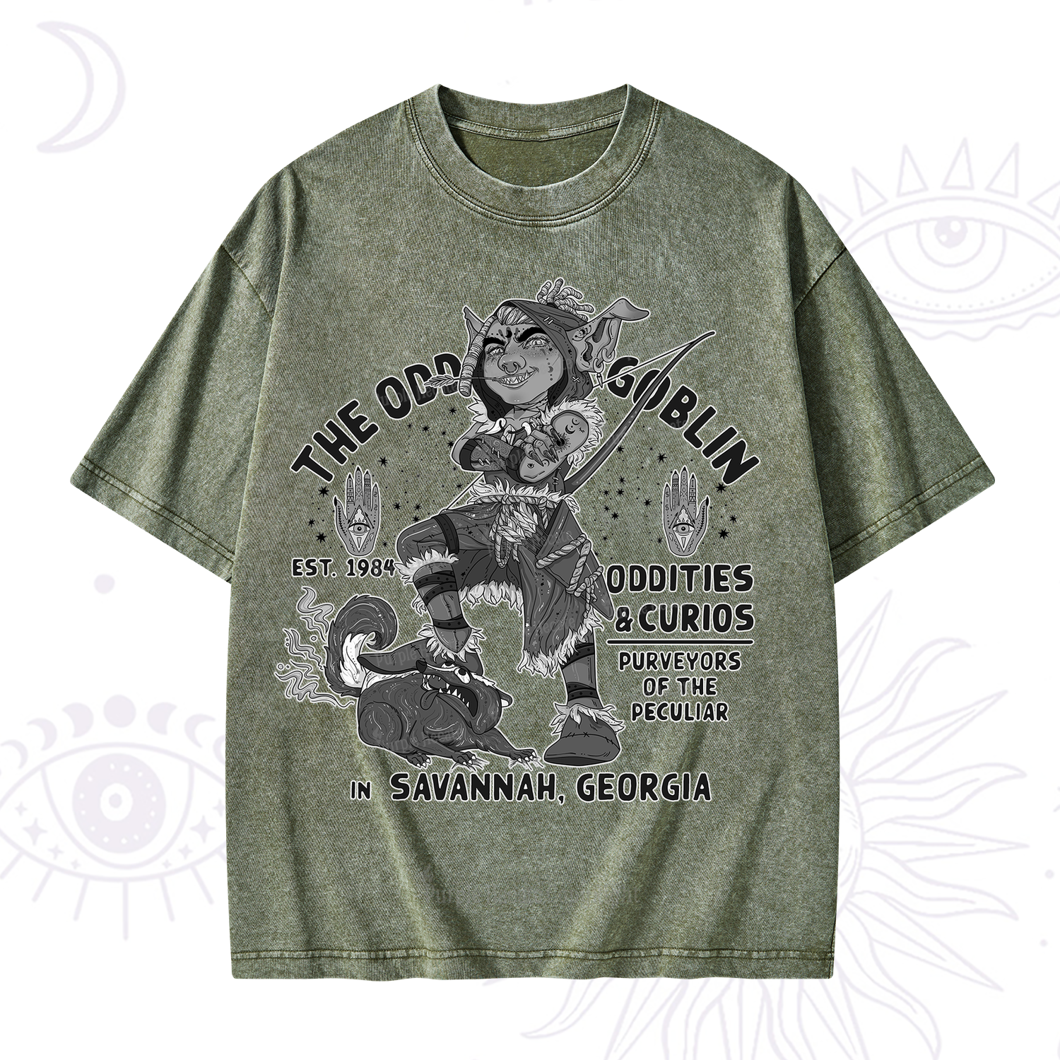Purplehecate The Odd Goblin Washed T-Shirt