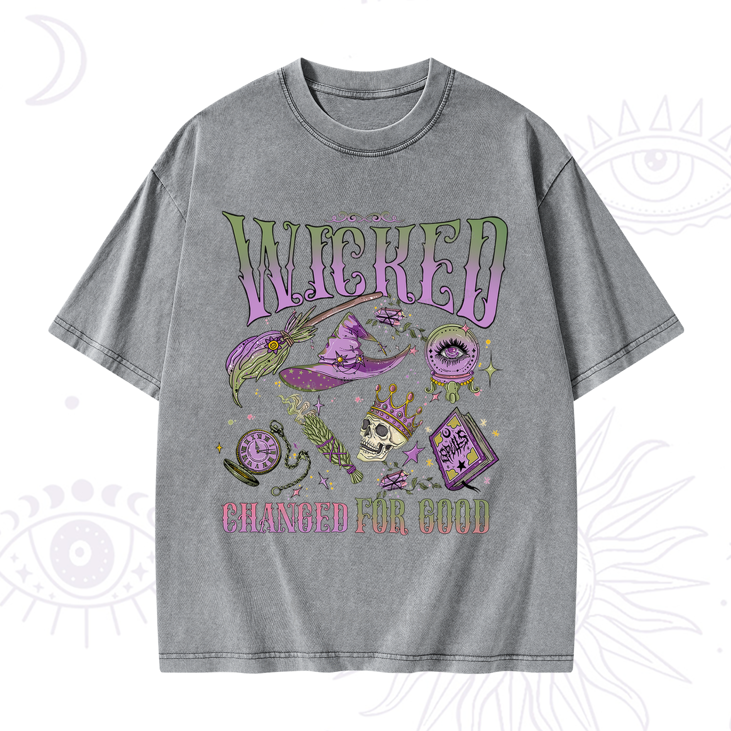 Purplehecate Wicked Changed For Good Washed T-Shirt
