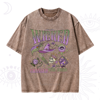 Purplehecate Wicked Changed For Good Washed T-Shirt