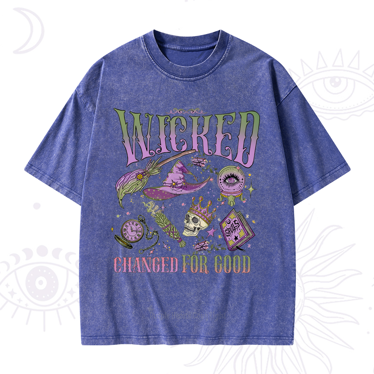 Purplehecate Wicked Changed For Good Washed T-Shirt