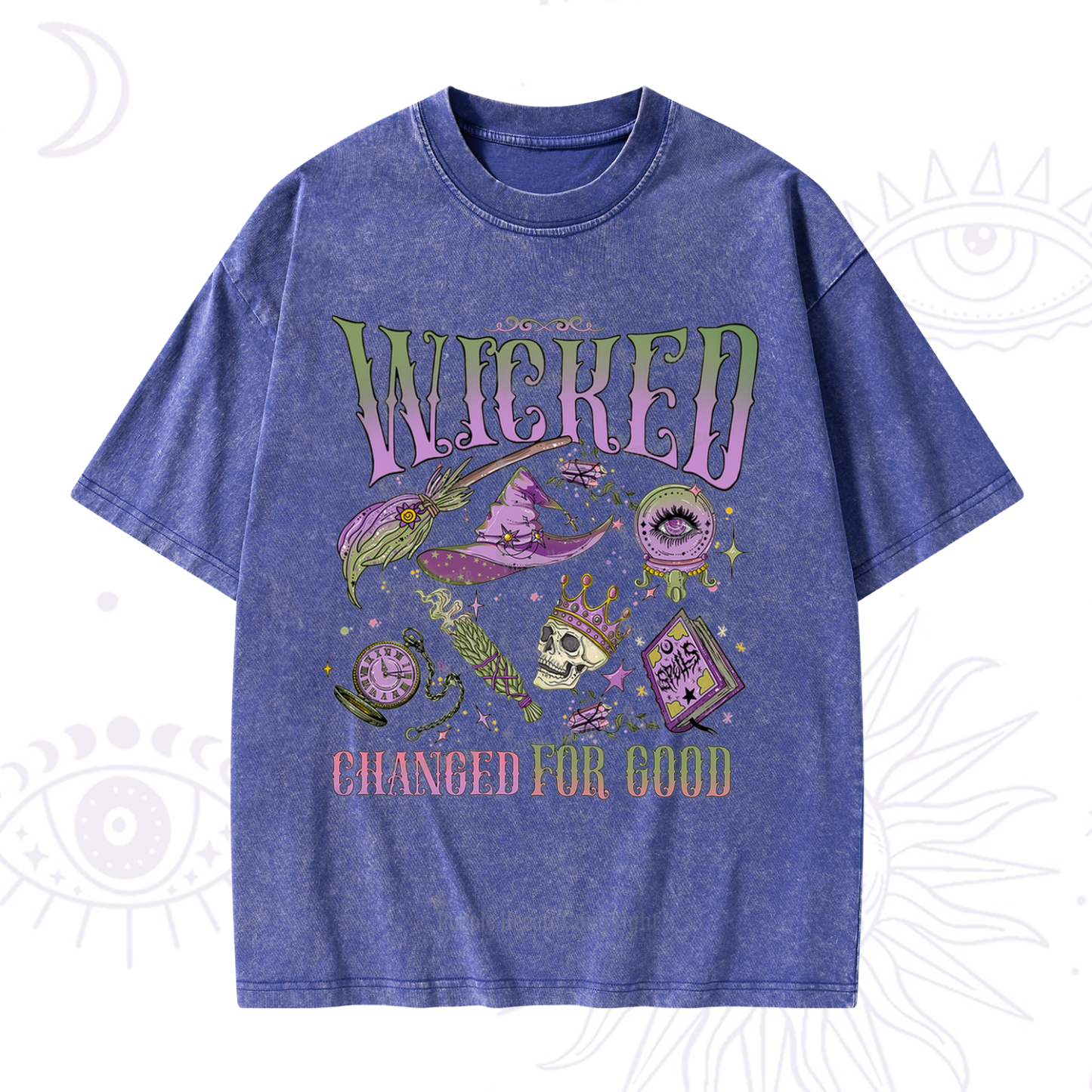 Purplehecate Wicked Changed For Good Washed T-Shirt