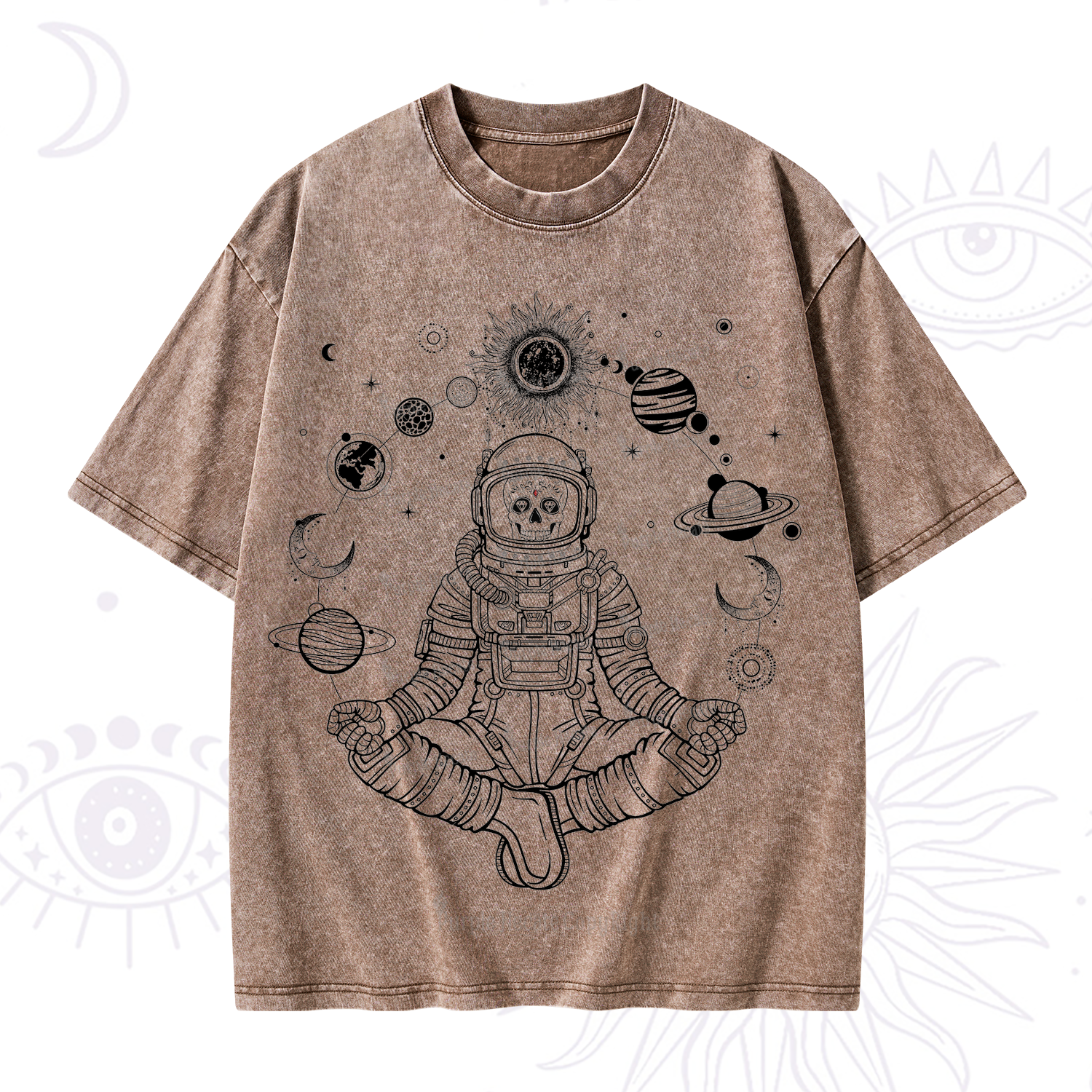 Purplehecate Cosmic Meditator Washed T-Shirt