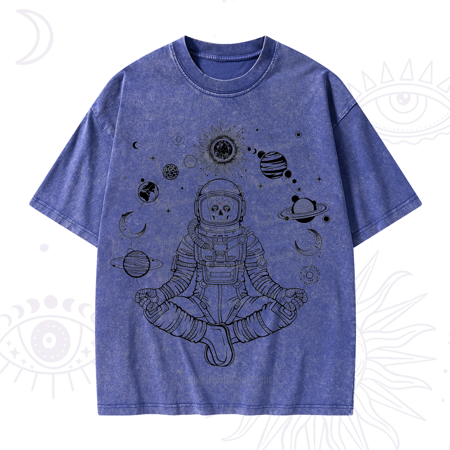 Purplehecate Cosmic Meditator Washed T-Shirt