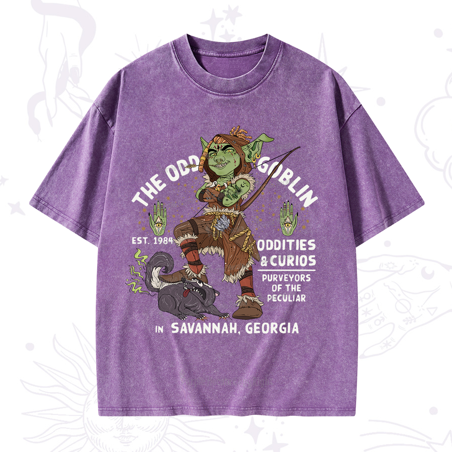 Purplehecate The Odd Goblin Washed T-Shirt