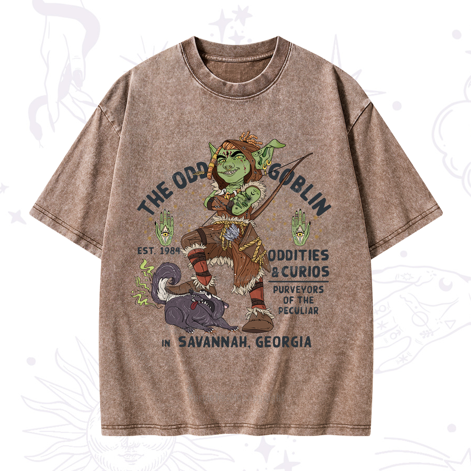 Purplehecate The Odd Goblin Washed T-Shirt