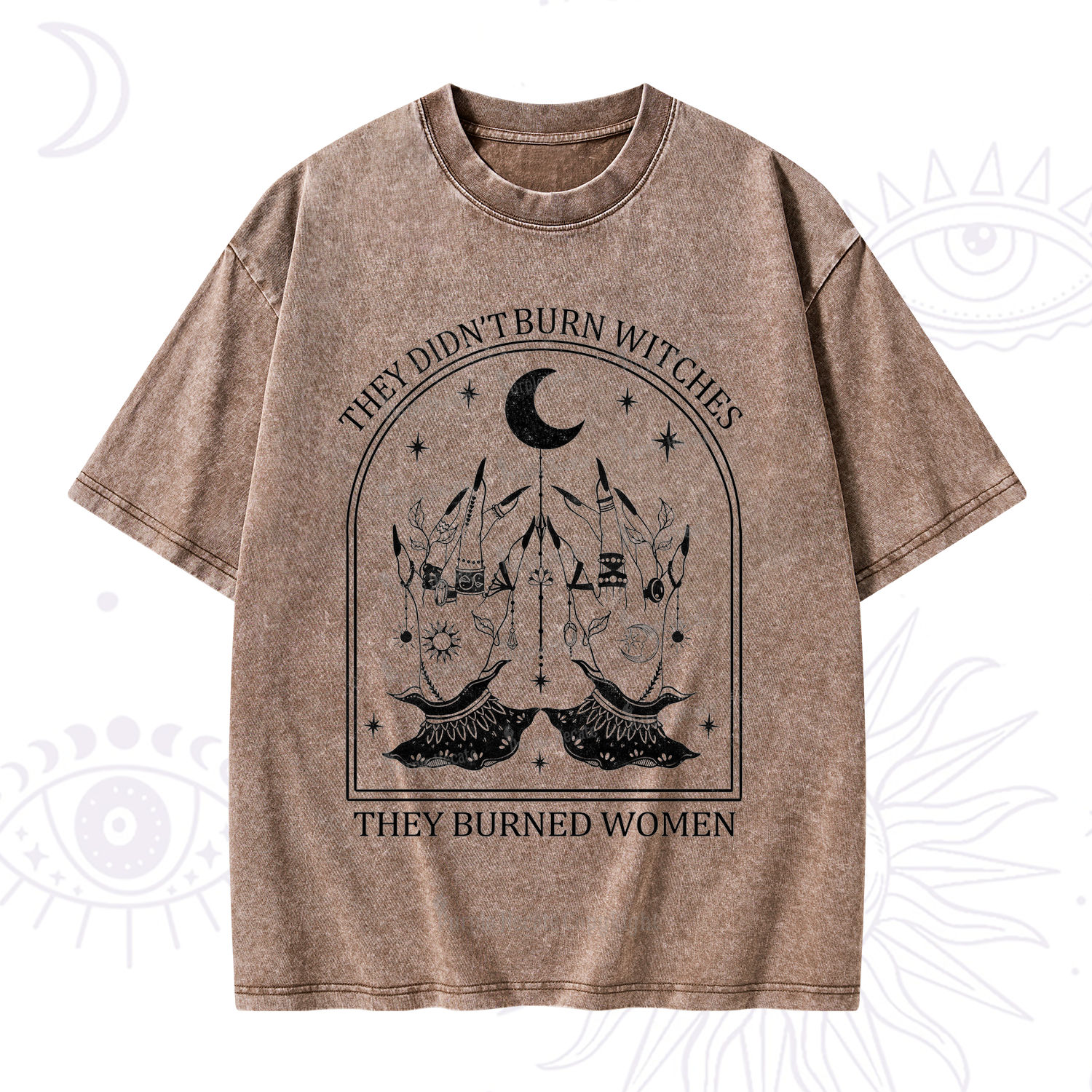 Purplehecate They Didn't Burn Witches Washed T-Shirt