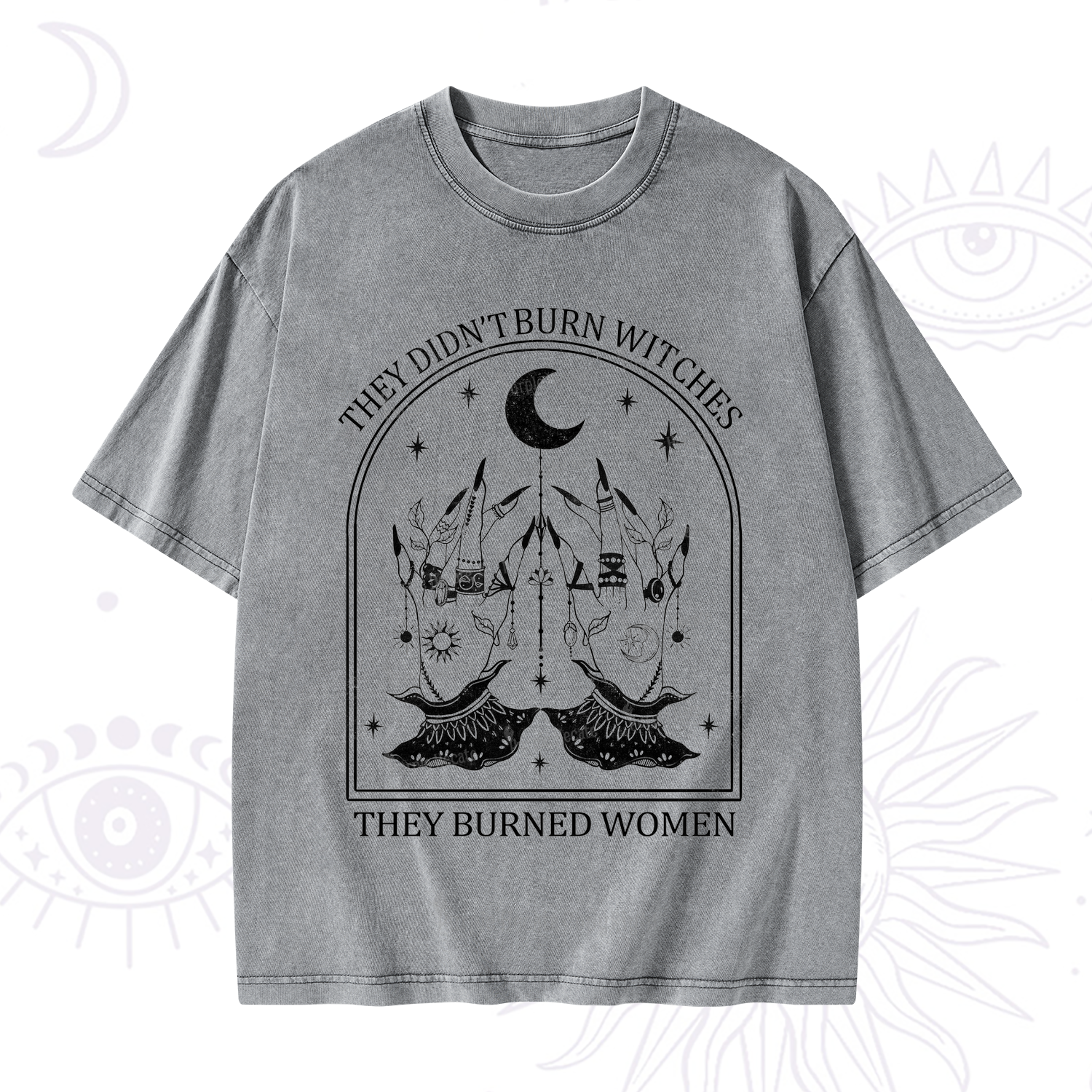 Purplehecate They Didn't Burn Witches Washed T-Shirt