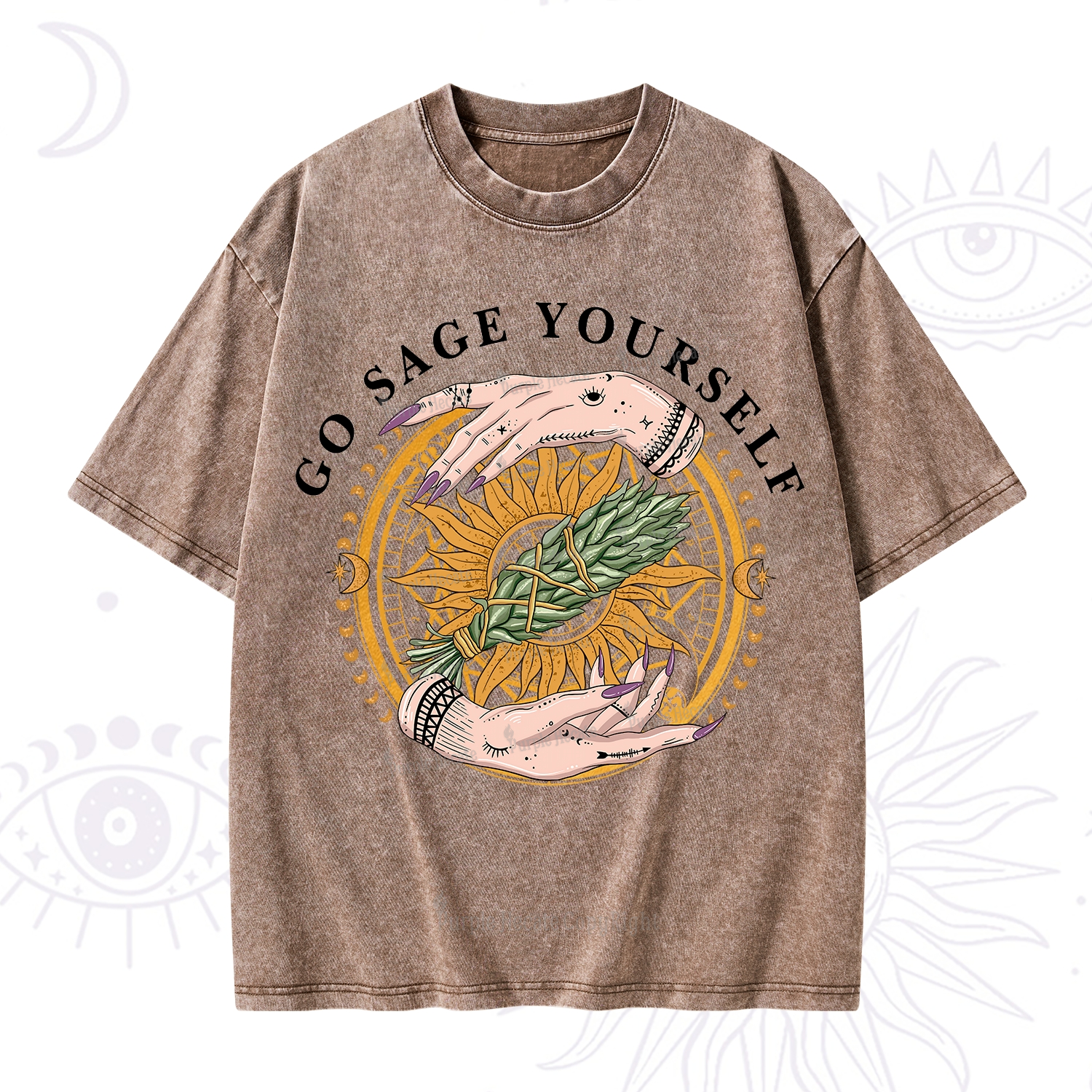 Purplehecate Sage Your Spirit Washed T-Shirt
