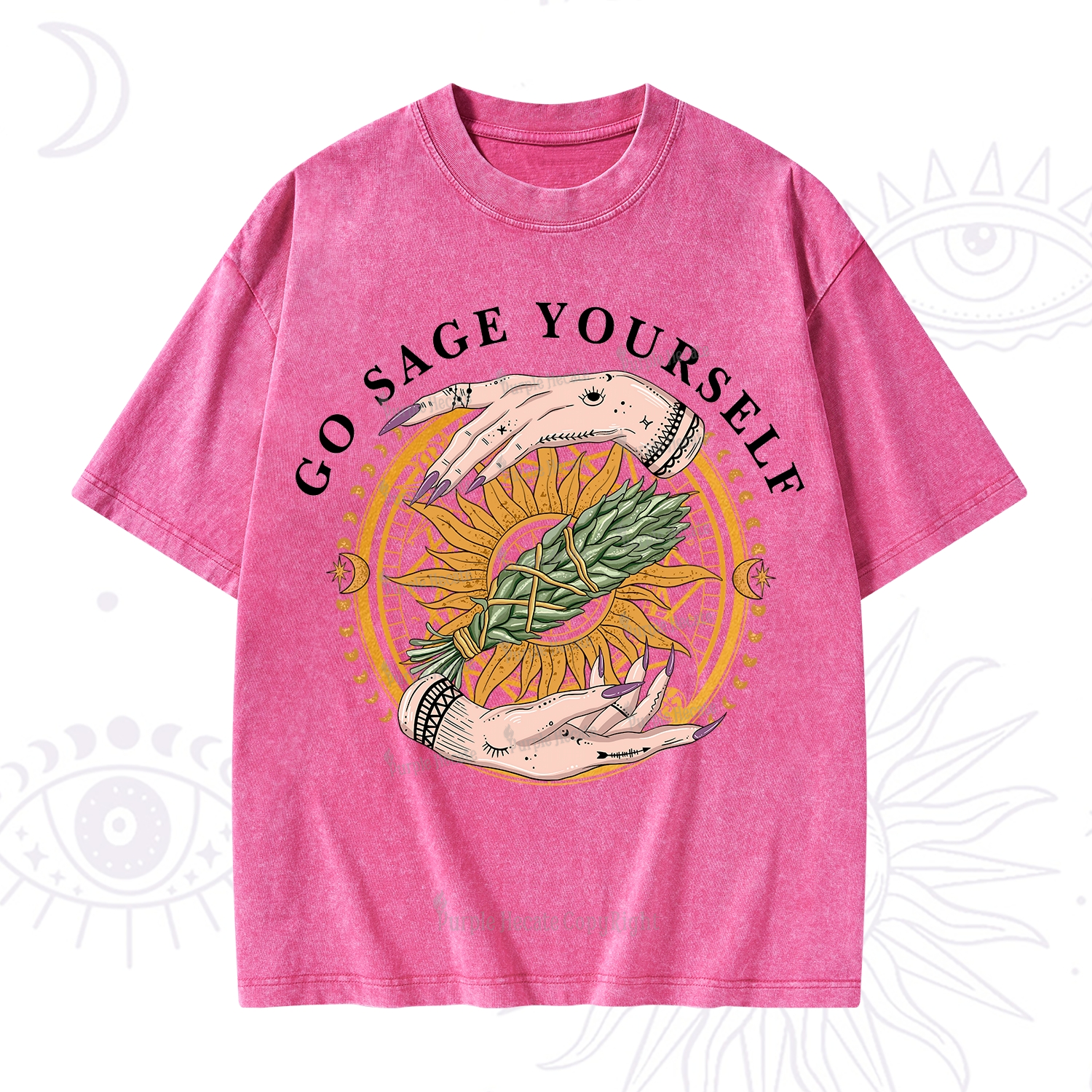 Purplehecate Sage Your Spirit Washed T-Shirt