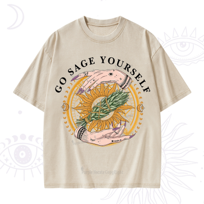 Purplehecate Sage Your Spirit Washed T-Shirt