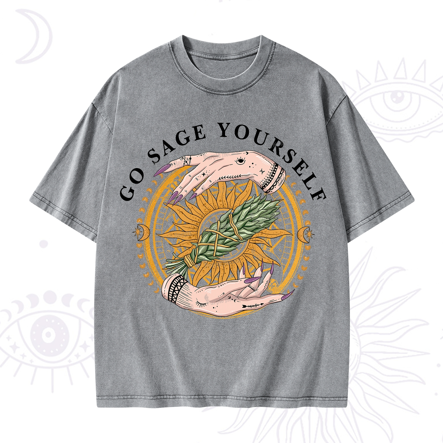 Purplehecate Sage Your Spirit Washed T-Shirt