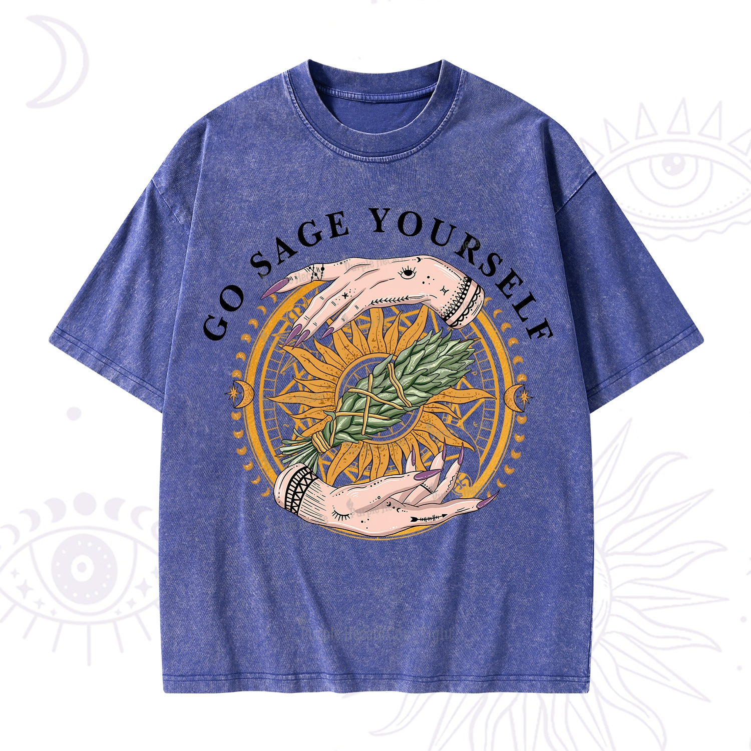 Purplehecate Sage Your Spirit Washed T-Shirt