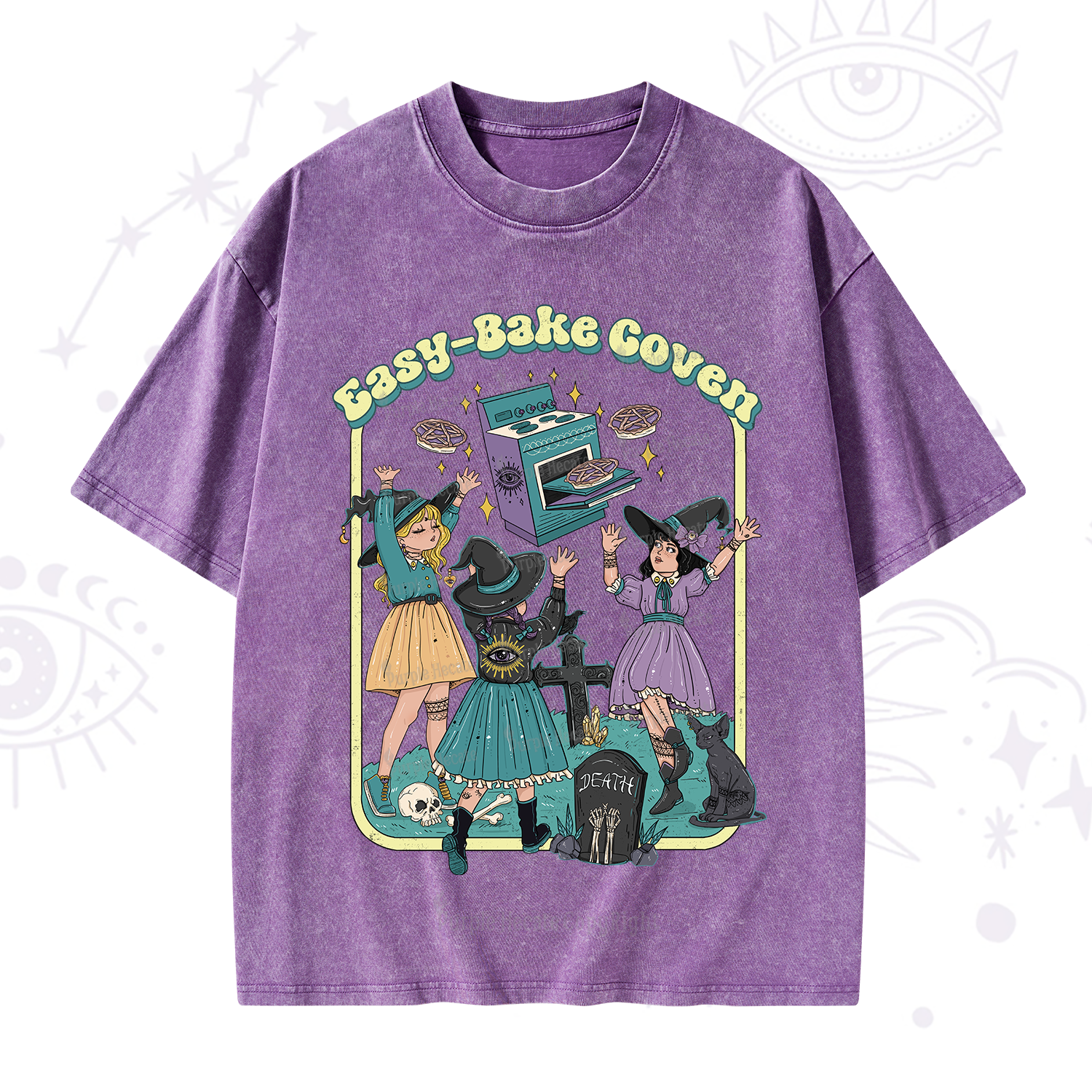 Purplehecate Easy Bake Coven Washed T-Shirt
