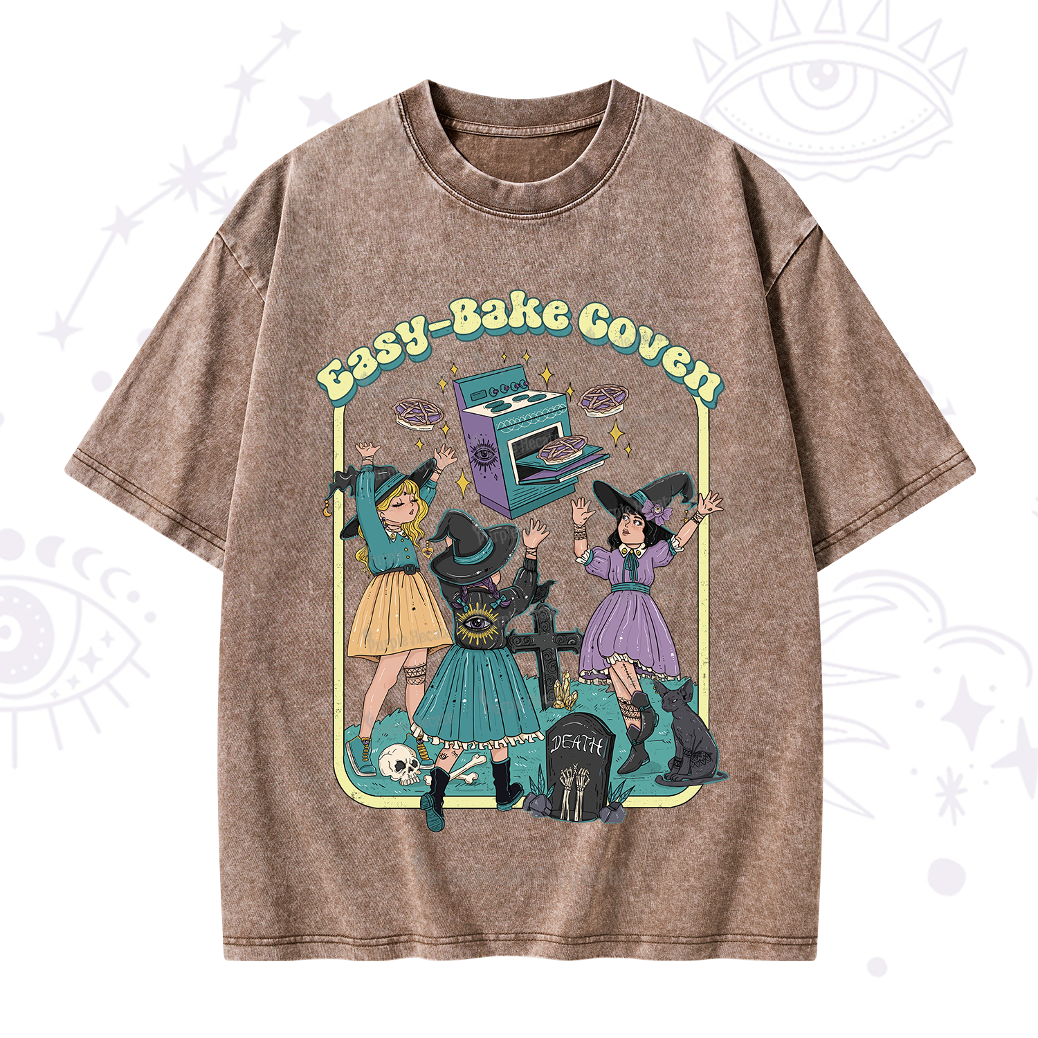 Purplehecate Easy Bake Coven Washed T-Shirt