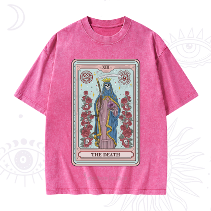 Purplehecate The Death Tarot Washed T-Shirt