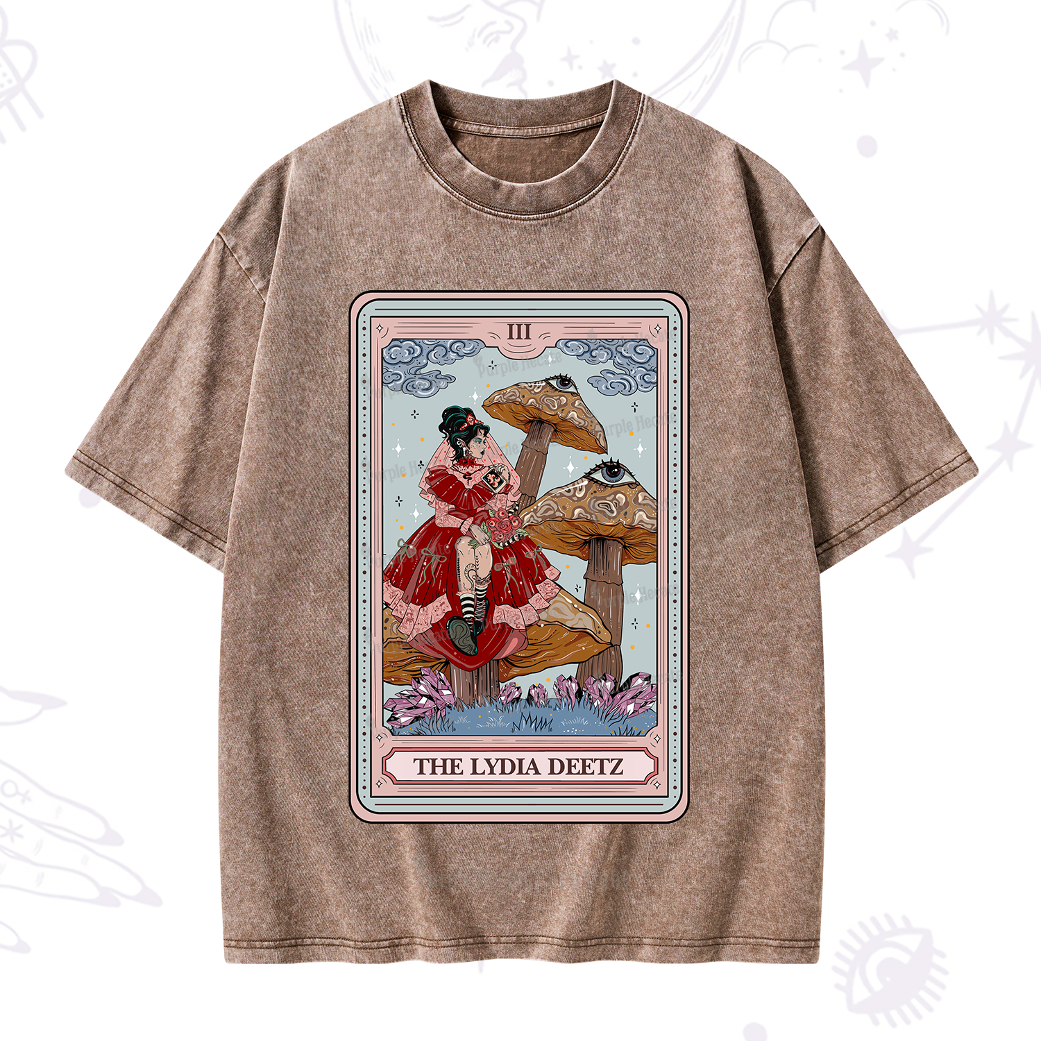 Purplehecate The Lydia Deetz Washed T-Shirt