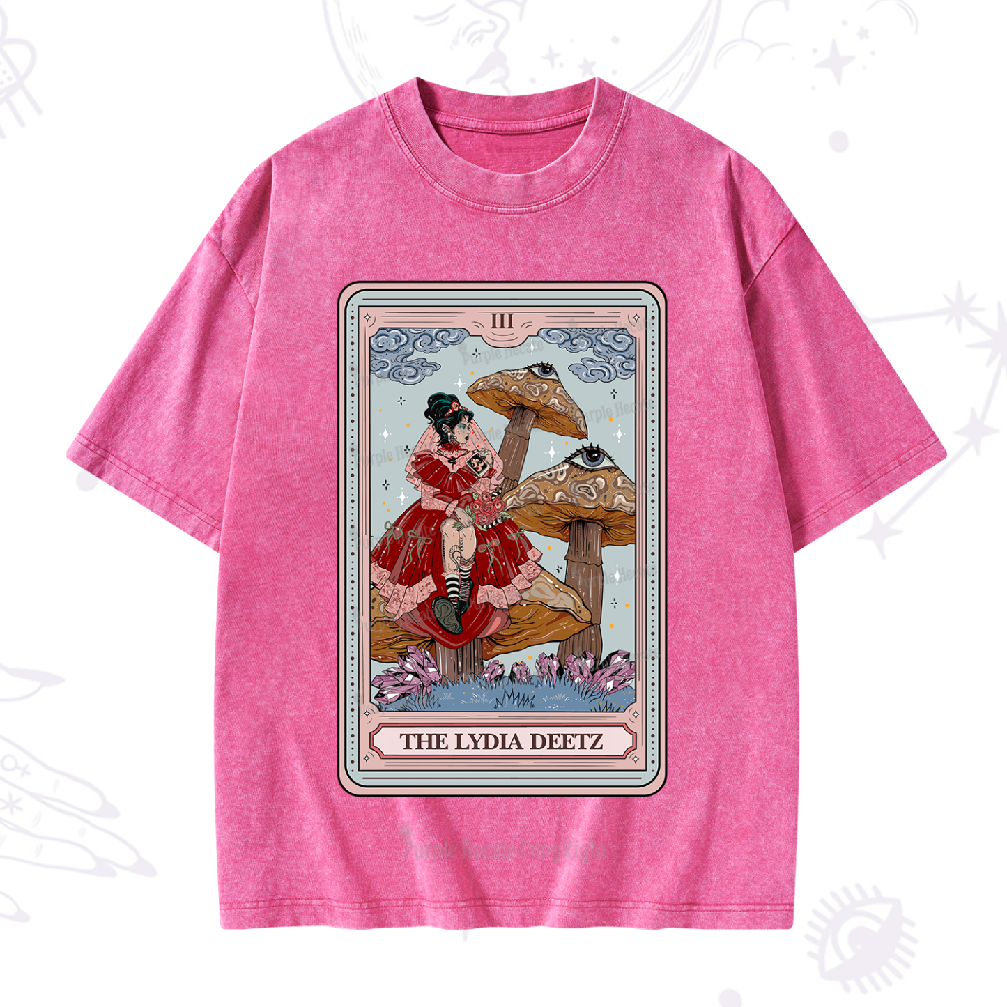 Purplehecate The Lydia Deetz Washed T-Shirt