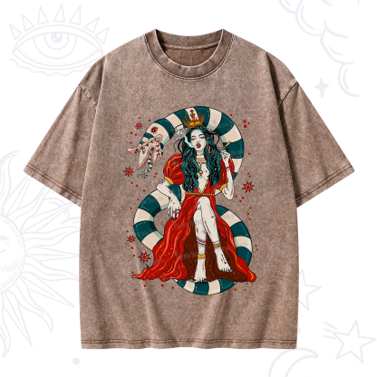 Purplehecate Queen of the Sandworms Washed T-Shirt