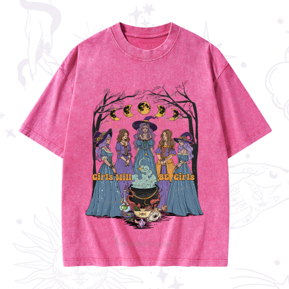 Purplehecate Girls Will Be Girls Washed T-Shirt