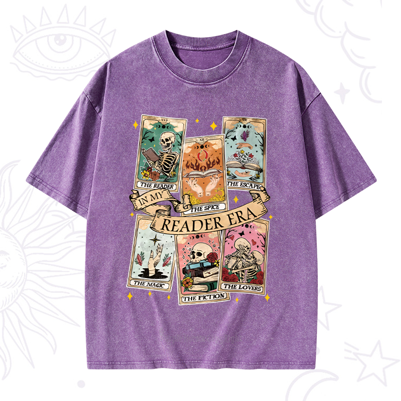 Purplehecate In My Reader Era Washed T-Shirt