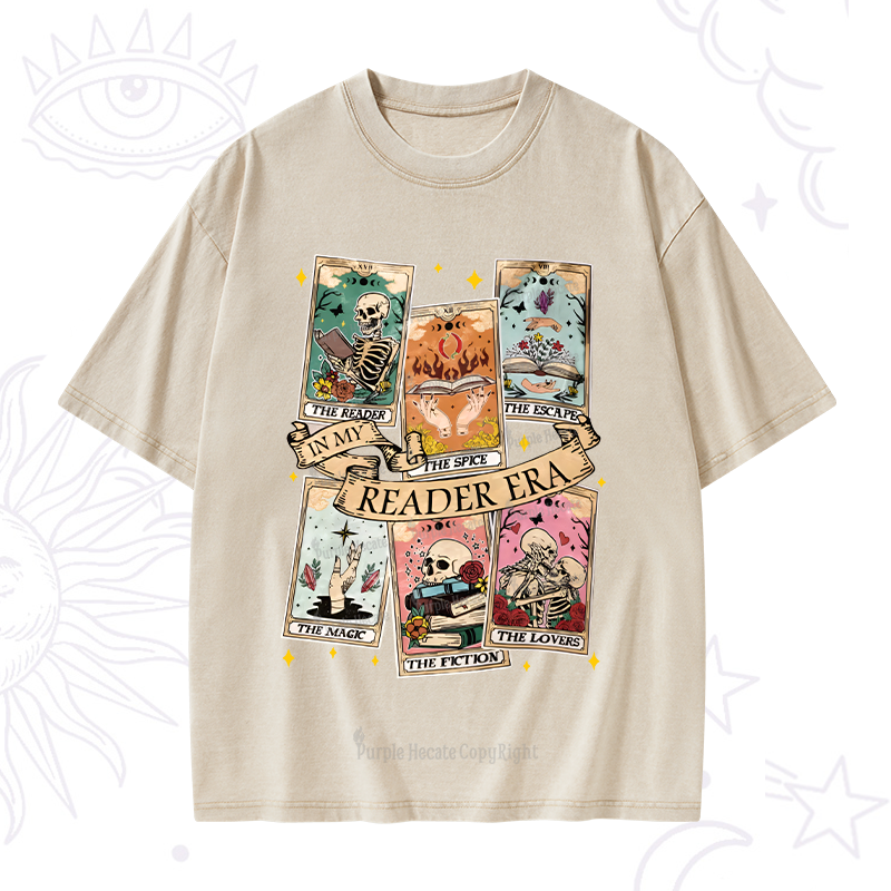 Purplehecate In My Reader Era Washed T-Shirt