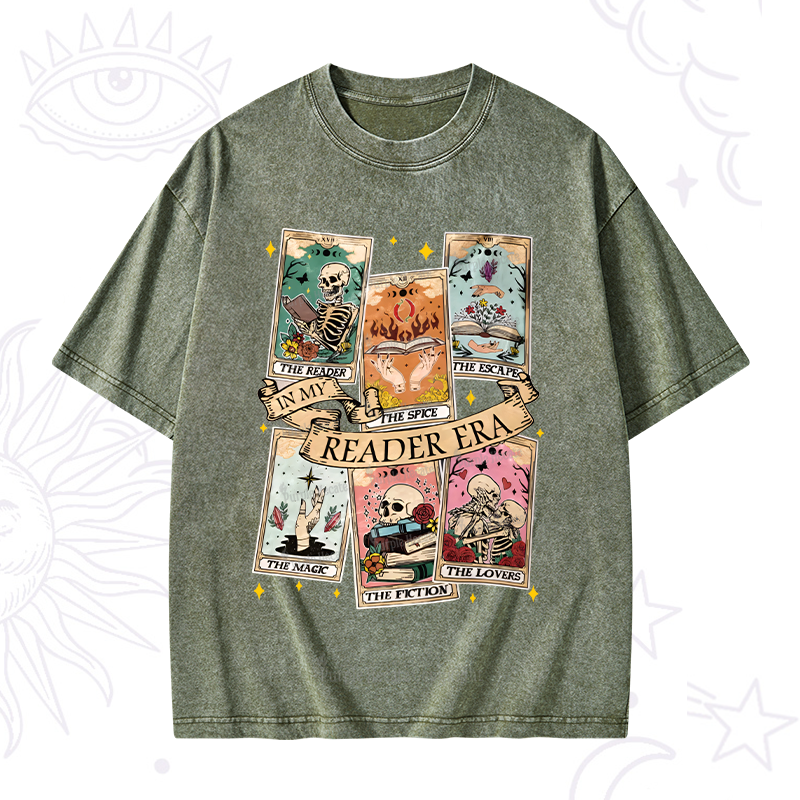 Purplehecate In My Reader Era Washed T-Shirt