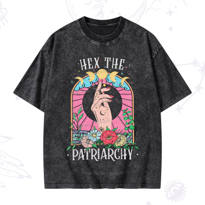 Purplehecate Hex The Patriarchy Washed T-Shirt