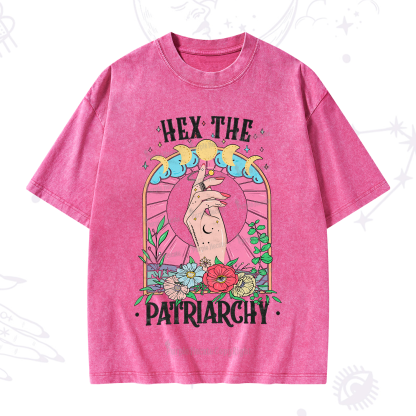 Purplehecate Hex The Patriarchy Washed T-Shirt