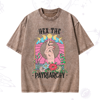 Purplehecate Hex The Patriarchy Washed T-Shirt