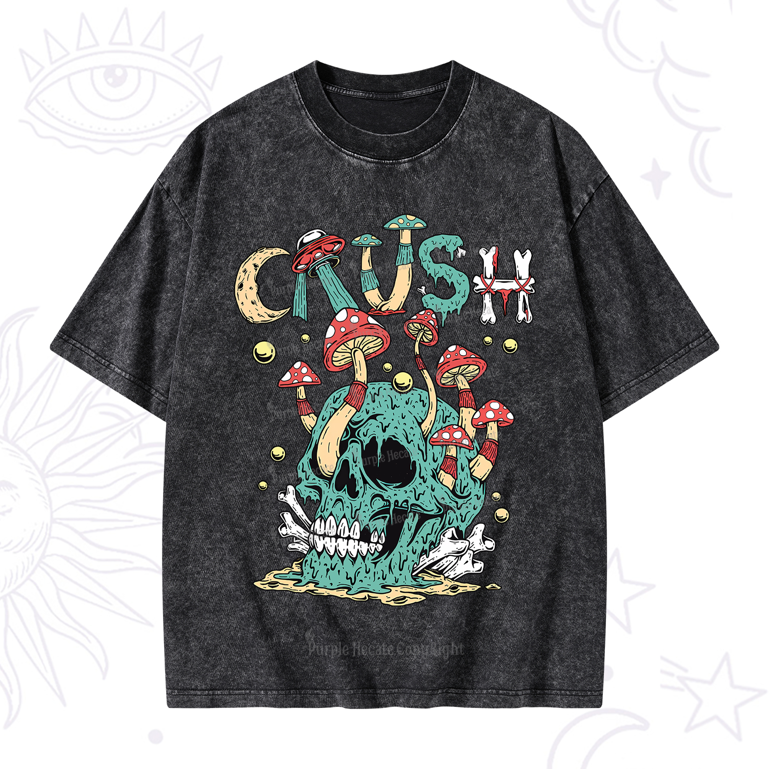 Purplehecate Crush Washed T-Shirt