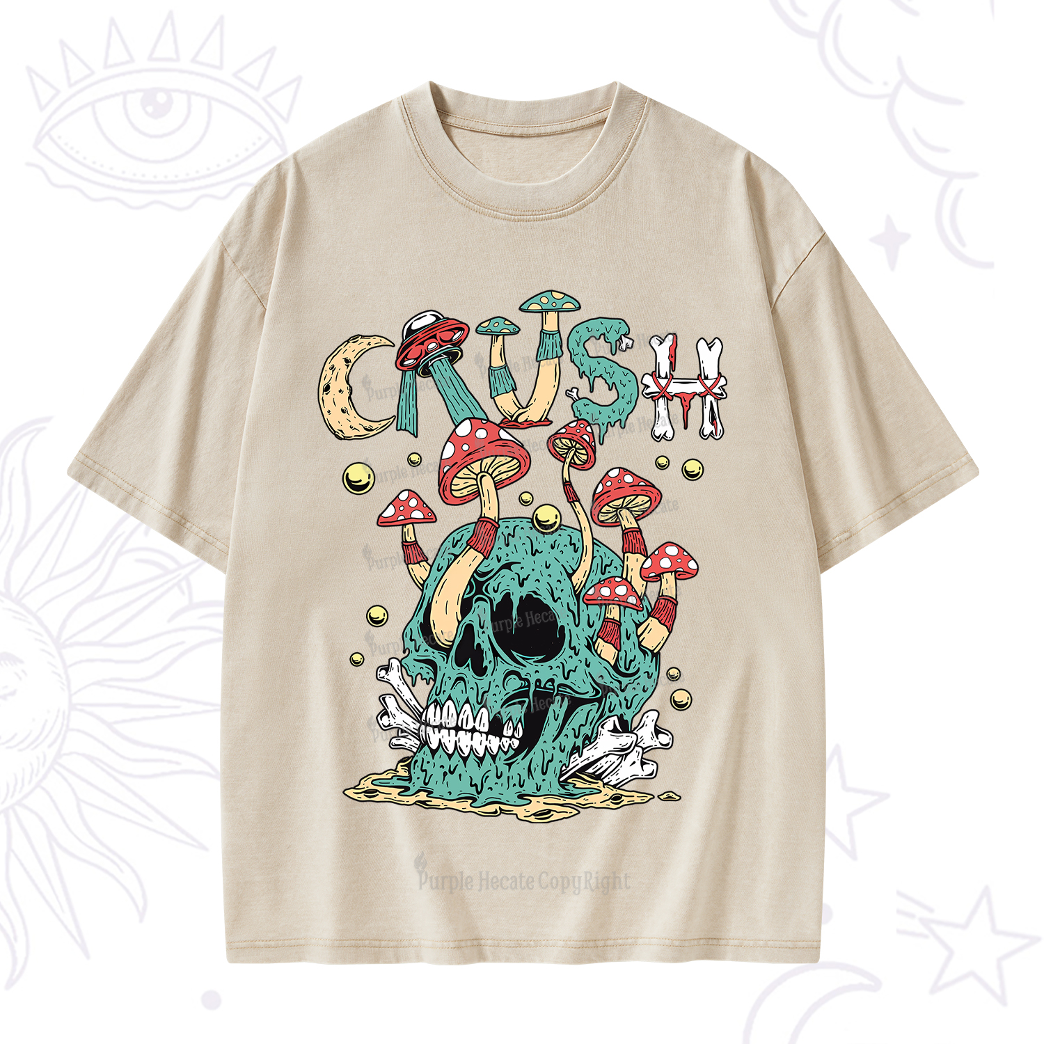 Purplehecate Crush Washed T-Shirt