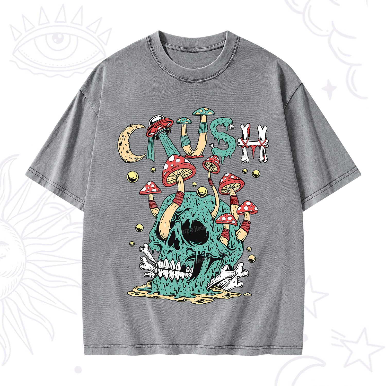 Purplehecate Crush Washed T-Shirt