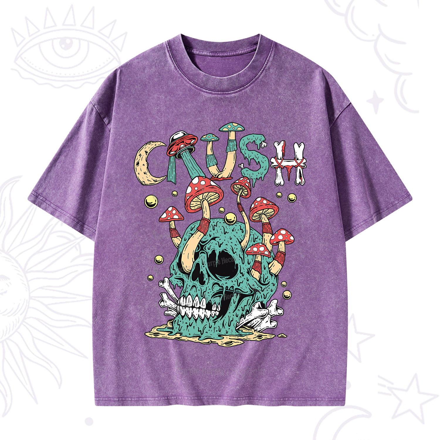 Purplehecate Crush Washed T-Shirt