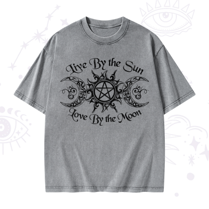 Purplehecate Hecate's Lunar Blessing Washed T-Shirt