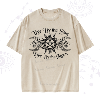 Purplehecate Hecate's Lunar Blessing Washed T-Shirt