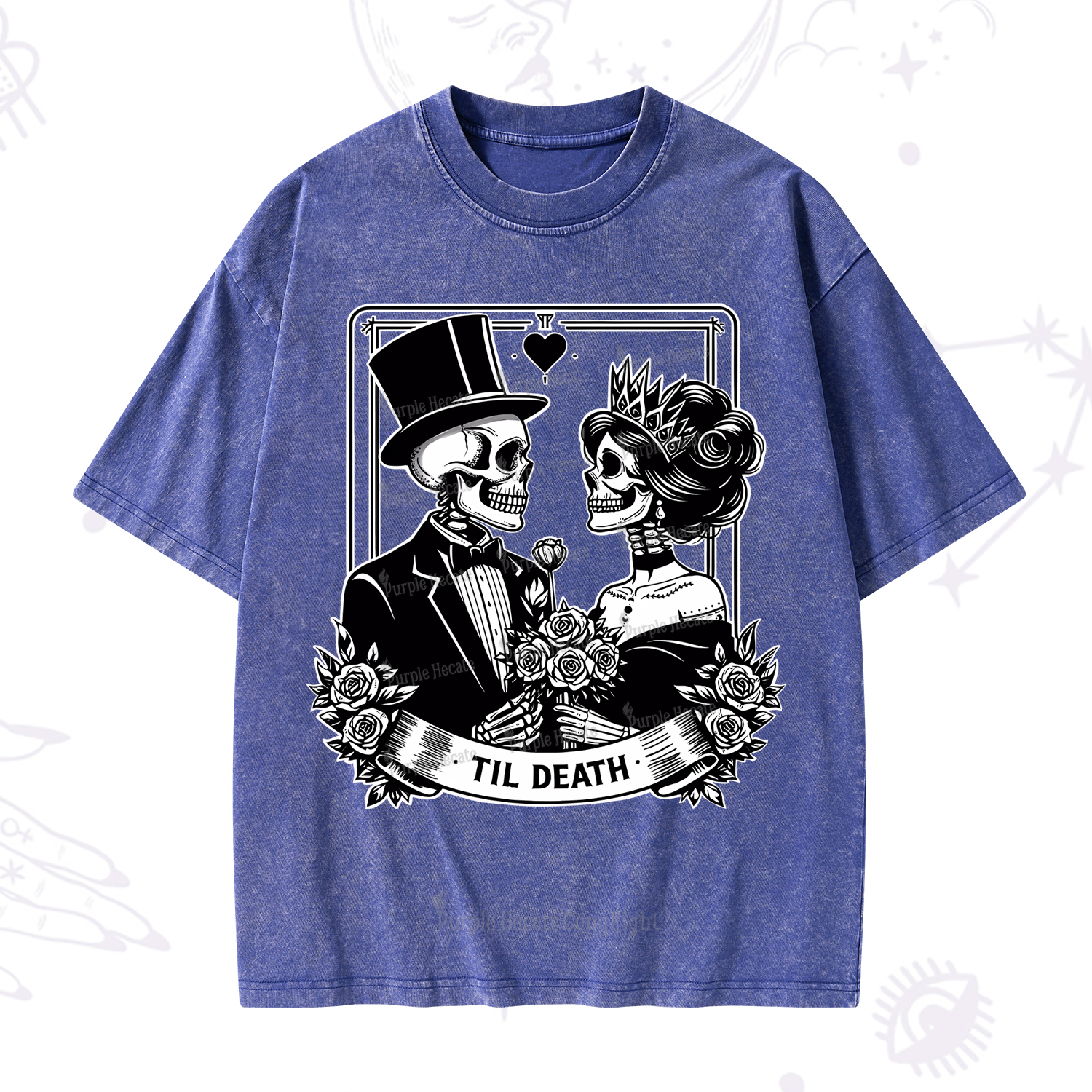 Purplehecate Til Death Washed T-Shirt