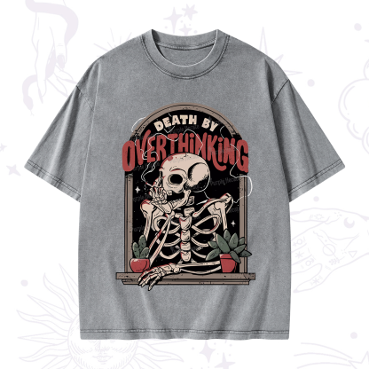 Purplehecate Death By Overthinking Washed T-Shirt