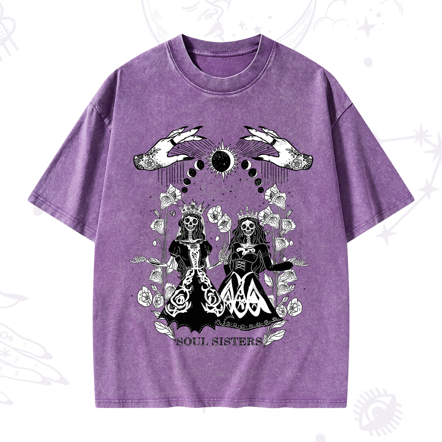 Purplehecate Soul Sister Washed T-Shirt