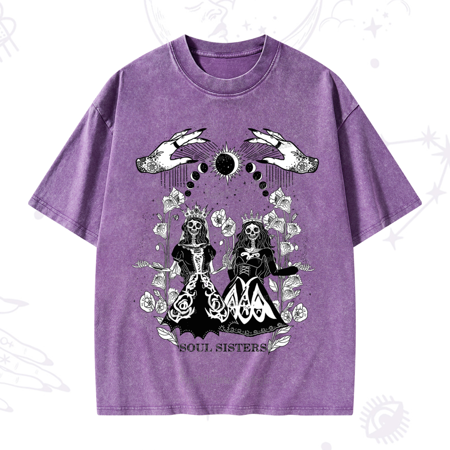 Purplehecate Soul Sister Washed T-Shirt