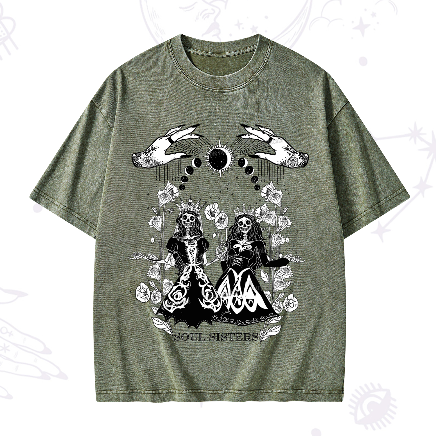 Purplehecate Soul Sister Washed T-Shirt