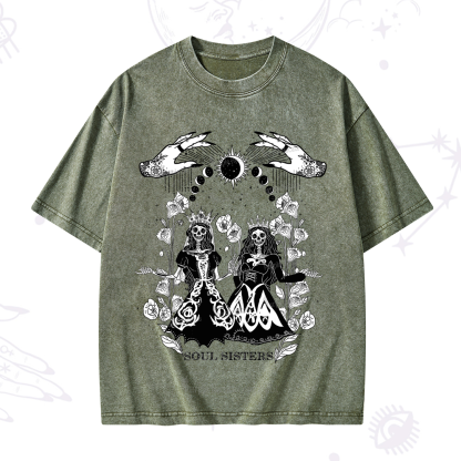 Purplehecate Soul Sister Washed T-Shirt