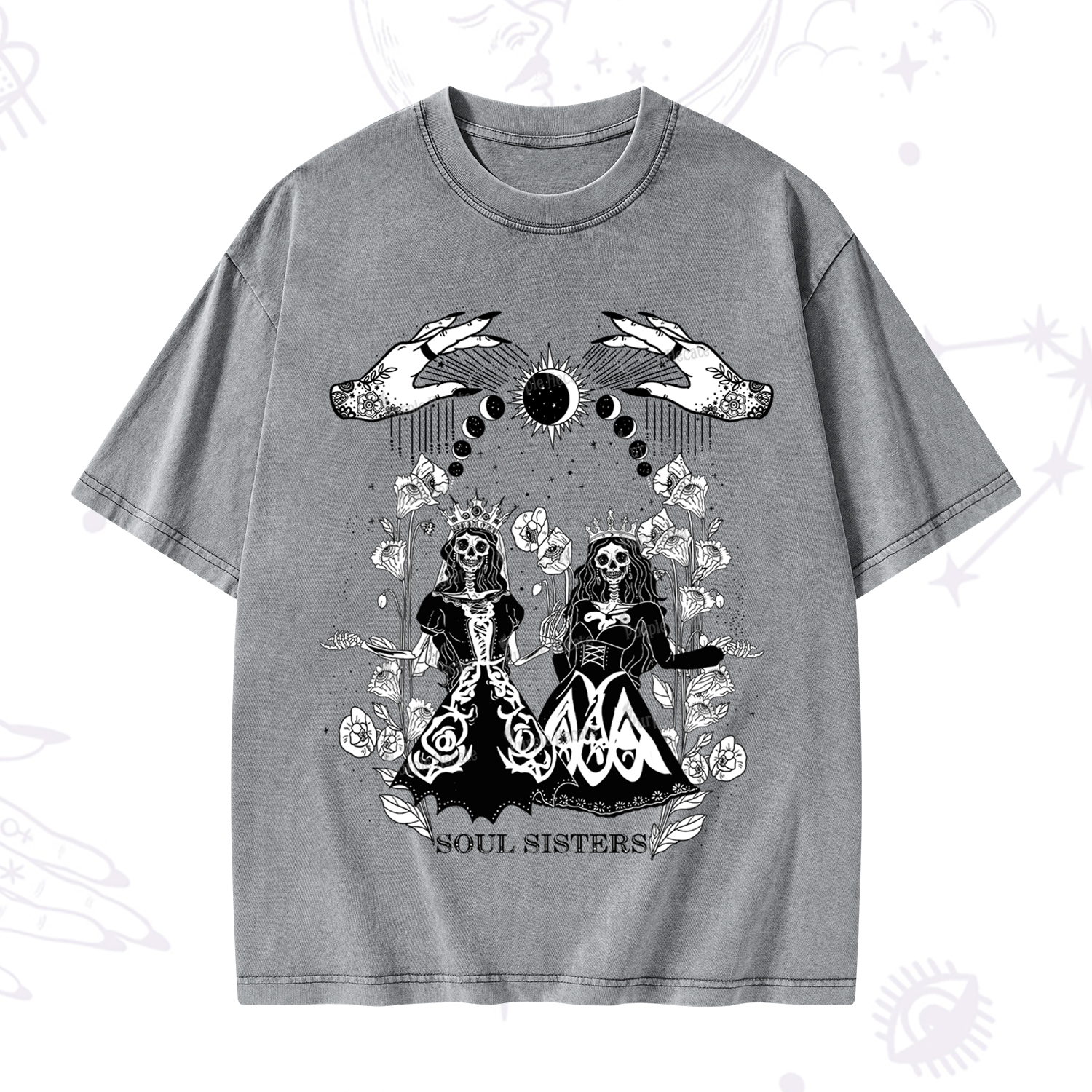 Purplehecate Soul Sister Washed T-Shirt