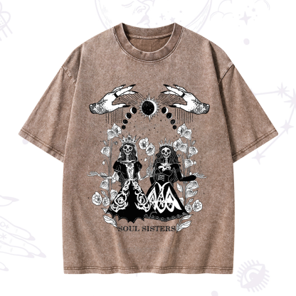 Purplehecate Soul Sister Washed T-Shirt