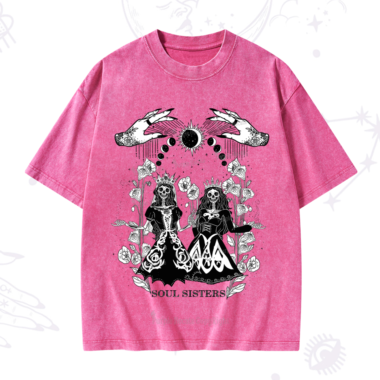 Purplehecate Soul Sister Washed T-Shirt