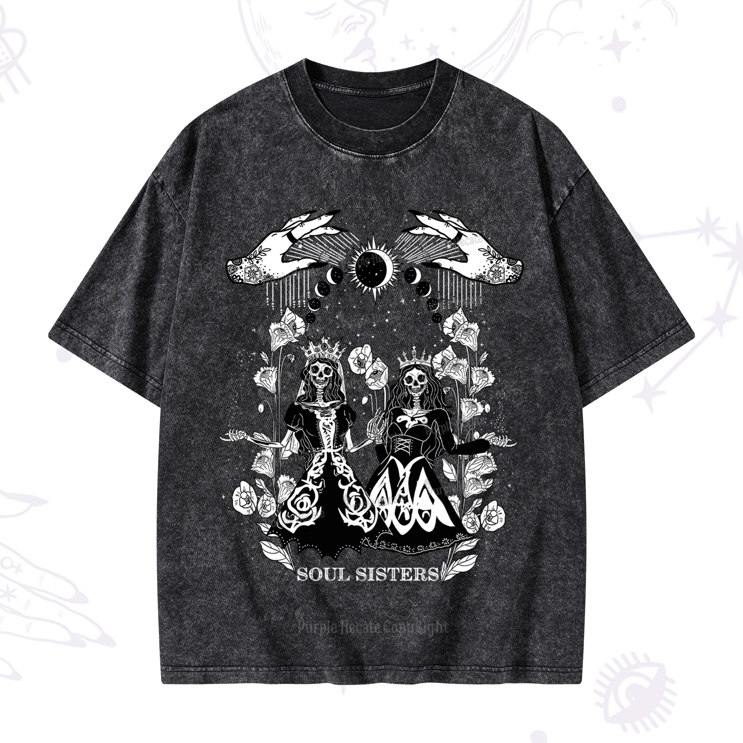 Purplehecate Soul Sister Washed T-Shirt