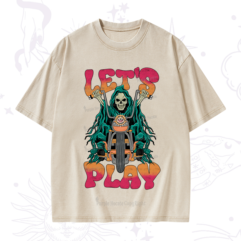 Purplehecate Let's Play Washed T-Shirt