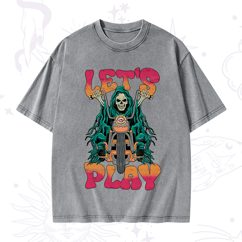 Purplehecate Let's Play Washed T-Shirt