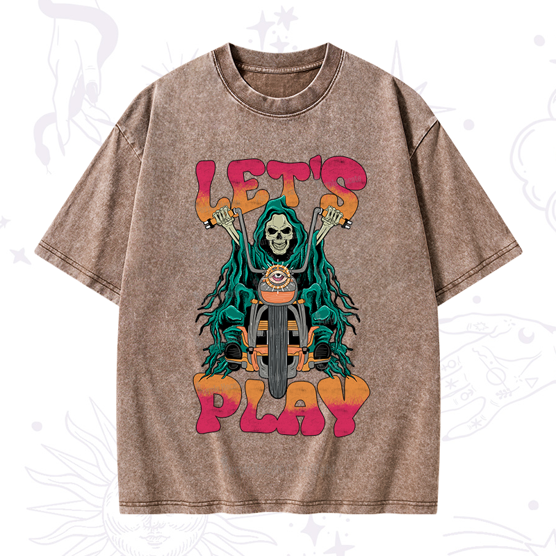 Purplehecate Let's Play Washed T-Shirt