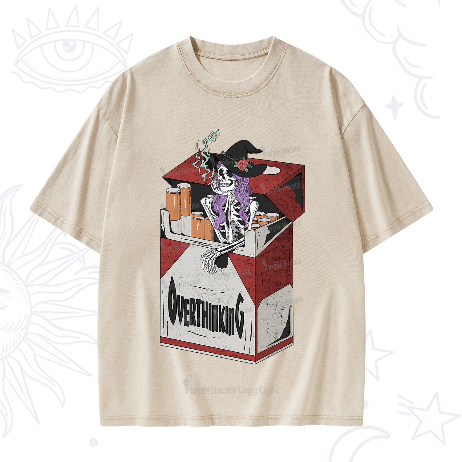 Purplehecate Overthinking Washed T-Shirt
